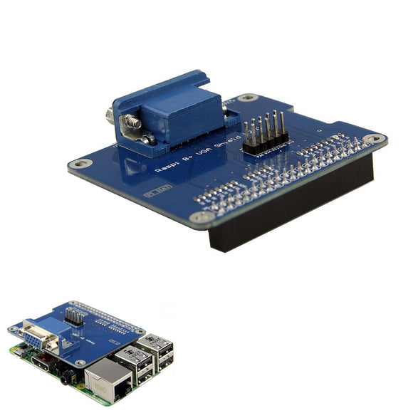 Geekworm VGA Shield V2.0 Expansion Board For Raspberry Pi 3B/2B/B+/A+