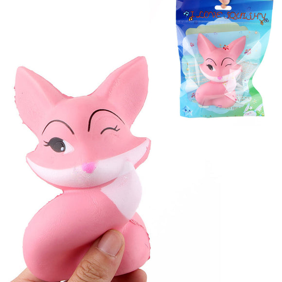 Long-Tailed Fox Squishy 11.5*6CM Soft Slow Rising With Packaging Collection Gift Toy