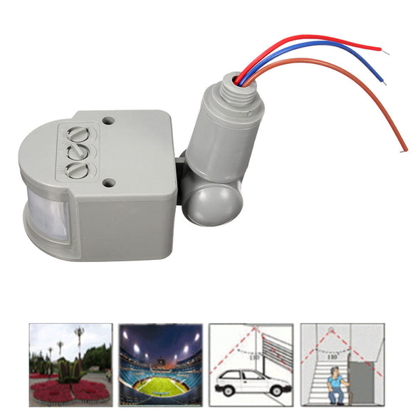 Smart Sensor Infrared PIR Motion 110V-240V 12M Sensor Detector Wall Light Switch Control 140 Degree Home Security Safety Sensor