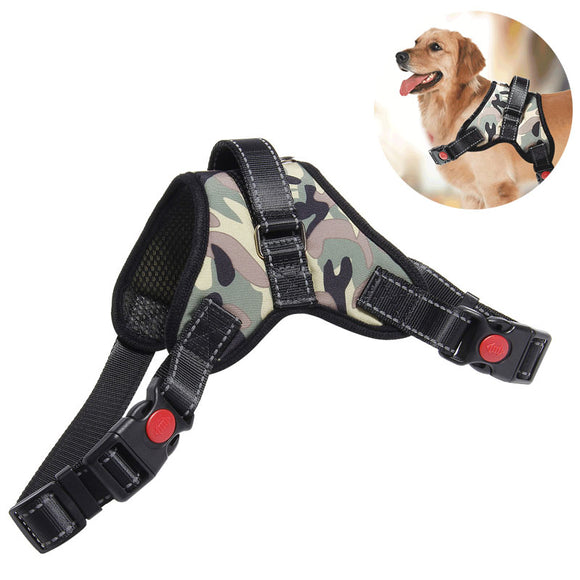 Hunting Dog Tactical Vest Nylon Waterproof Pet Puppy Harness Collar Leash Dog Training Traction Rope