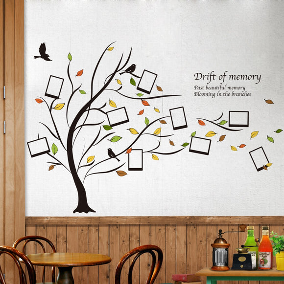 Honana DX-131 90X60CM Creative Photo Frame Tree wall Stickers Bedroom Home Decoration