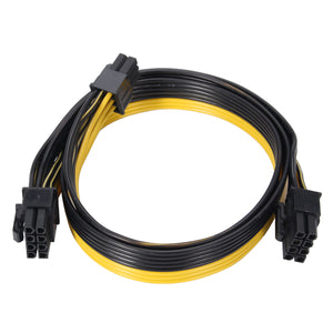 20cm PCI-E 6 Pin to 8 Pin Power Cables For Graphics Video Card Board Adapter