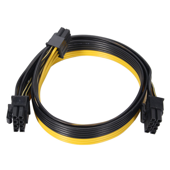 20cm PCI-E 6 Pin to 8 Pin Power Cables For Graphics Video Card Board Adapter