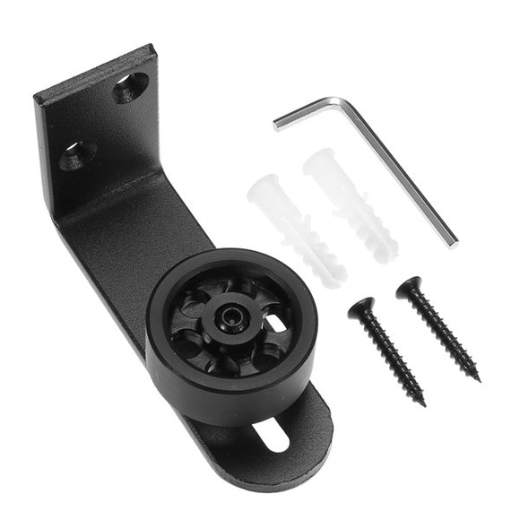 Adjustable Hardware Sliding Barn Door Wall Guide Door Bottom Floor Guide with Screws