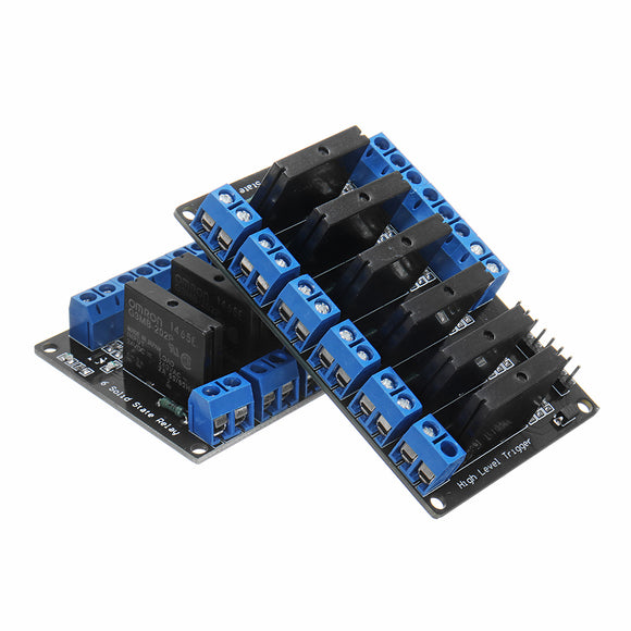 6 Channel DC 24V  Relay Module Solid State High and low Level Trigger For Arduino 240V2A