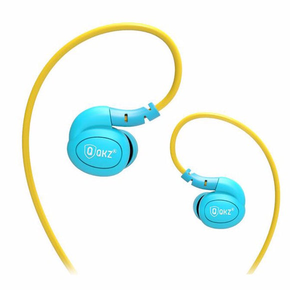 QKZ DM100 Waterproof Sweatproof IPX5 In-Ear Sports Headset with Mic