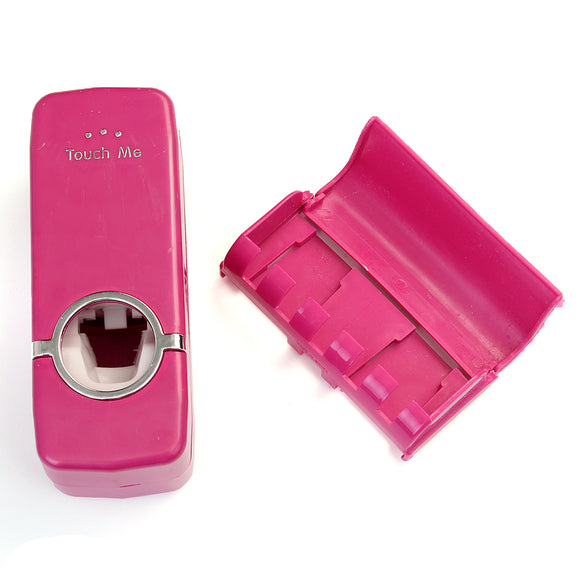 Automatic Toothpaste Dispenser With Brush Holder Dust-proof Automatic Toothpaste Squeezer