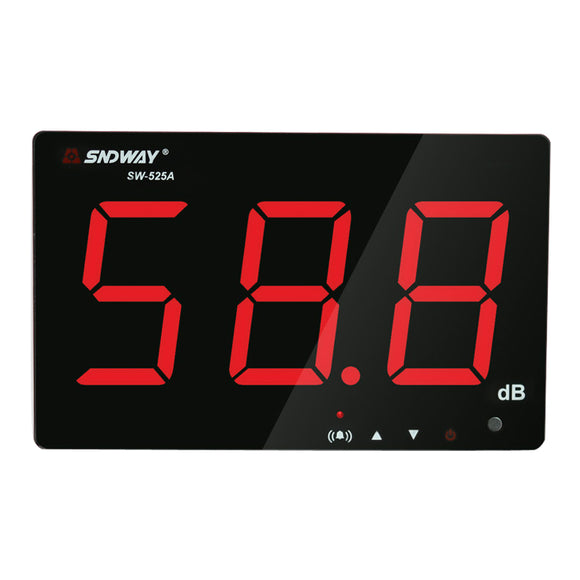 SNDWAY SW-525A Digital Sound Level Meter Noise Decibel Meter 30~130db Large Screen Display