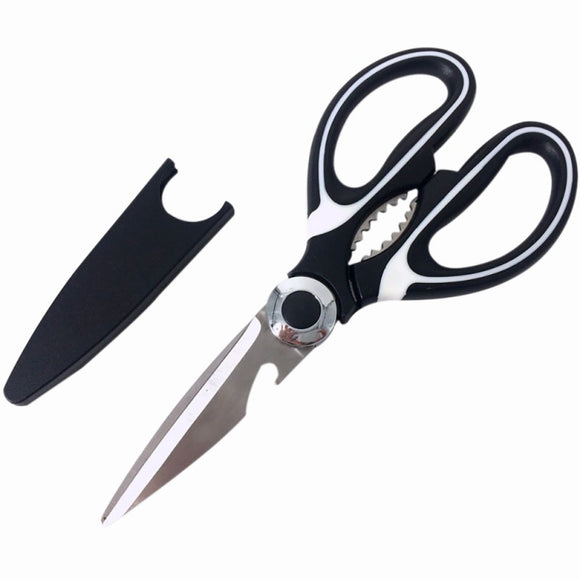 Honana  Stainless Steel Food Scissors Shears Sharp Tool Kitchen Household Multifunctional Scissor