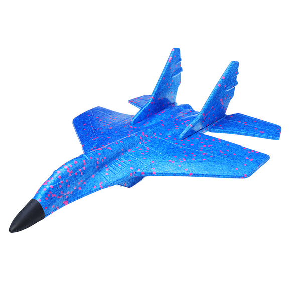 43CM EPP Foam Hand Throw Airplane Fighter Launch Glider Plane Kids Fun Toy Gift