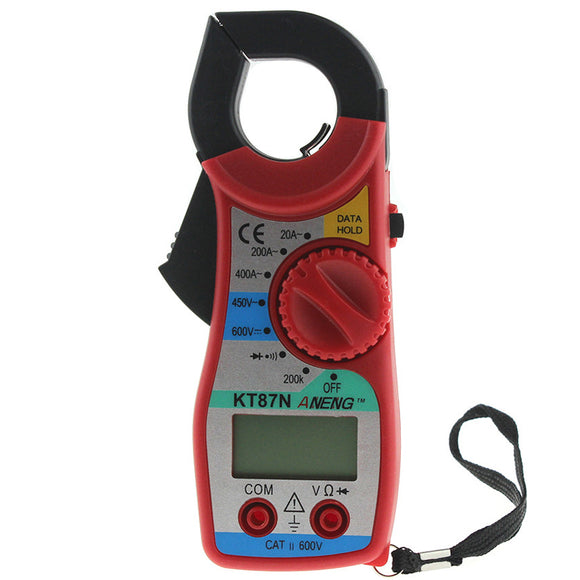 ANENG KT87N Digital Multimeter Clamp Meter Current Clamp Pincers AC/DC Current Voltage Tester