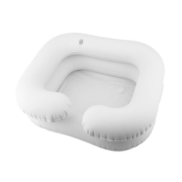 Outdoor Travel Portable Inflatable Blow Up Folding Basin Hair Washing Shampoo Sink Washbasin