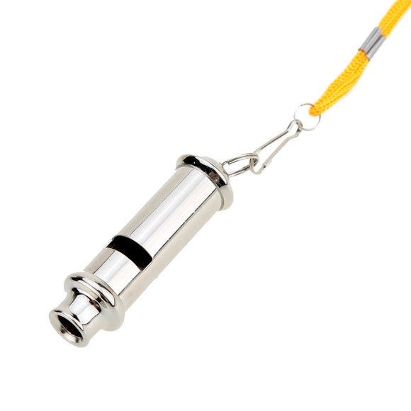IPRee Stainless Steel High-frequency High Decibel Whistle Outdoor Multifunction Survival Whistle