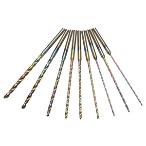 0.8-2.2mm Colorful HSS Twist Drill Bit Colorful High Speed Steel Drill Bit