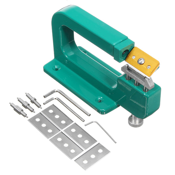 Aluminum Leather Splitter Device Edge Skiver Paring Cutter Leathercraft DIY Tool