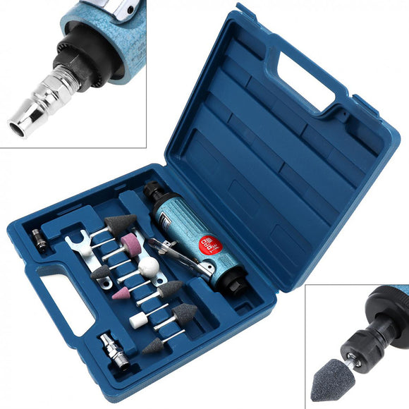 14Pcs Pneumatic Tools Air Compressor Die Grinder Grinding Polish Stone Kit 1/4 Air Grinder Mill Engraving Tools Kit