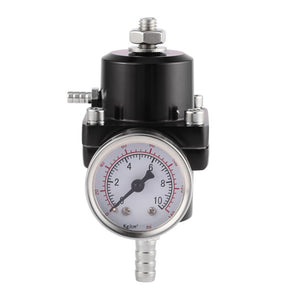 Ryanstar Auto Pressure Regulator Fuel Pressure Regulator Gauge Gas Hose Kit