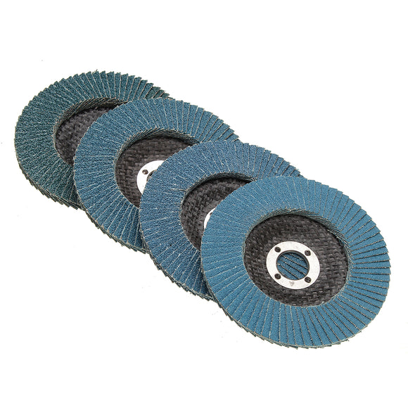 100mm 40/60/80/120 Grit Grinding Sanding Flap Disc Angle Grinder Wheel Abrasive Tool