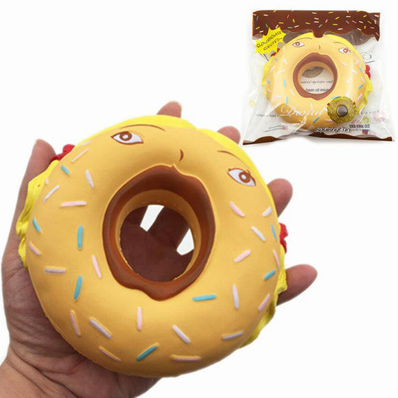 SquishyFun Donut Girl Squishy 14cm Soft Slow Rising With Packaging Collection Gift Decor Toy