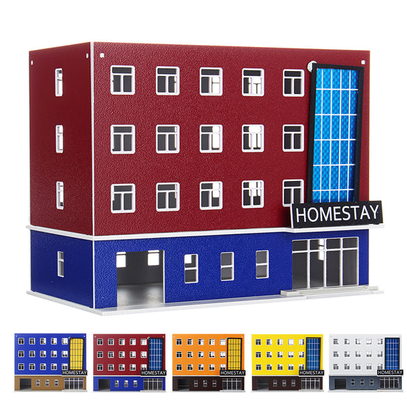 1/150 Scale Outland Building Model N Gauge Scene Modern School Dormitory
