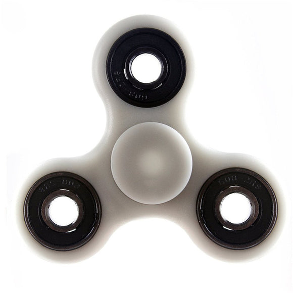 Luminous Tri Spinner Fidget Hand Spinner For Rotation Hybrid Eramic Bearing Anti Stress Toys