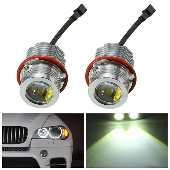 Pair 60W Angel Eyes Halo Ring Maker Light  Error Free For BMW E39 E60 E63 E53