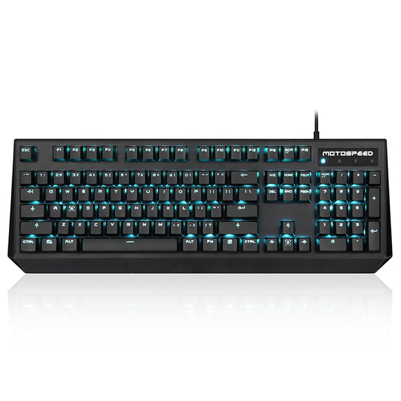 Motospeed K95 104 Key Outemu Switch Ice Blue Backlit Mechanical Gaming Keyboard