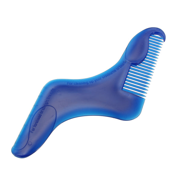 1pc Beard Comb Template Anti-Static Trimmer Beard Comb Brush Hair Styling Tool For Men Beard Trim