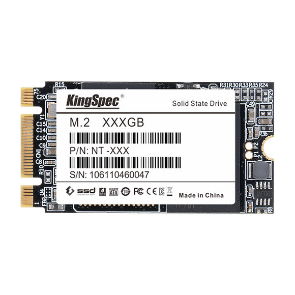 Kingspec M.2 NGFF 2242 SATA SSD TLC Internal Solid State Drive Internal Hard Disk 64/128/256GB