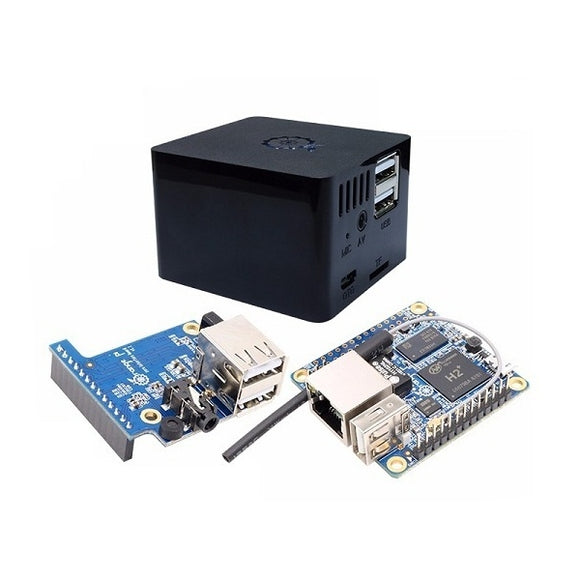 3-in-1 Orange Pi Zero 256MB Development Board + Expansion Board + Black Case Kit