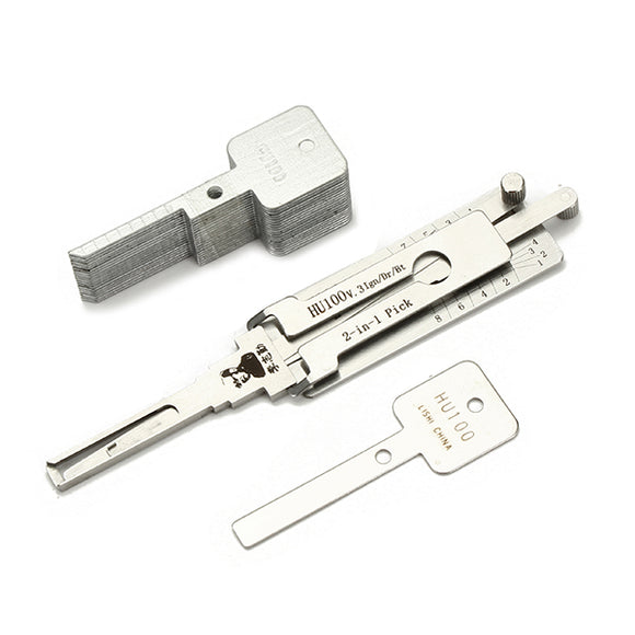 DANIU HU100 V.3 2 in 1 Car Door Lock Picks Decoder Unlock Tool Locksmith Tools