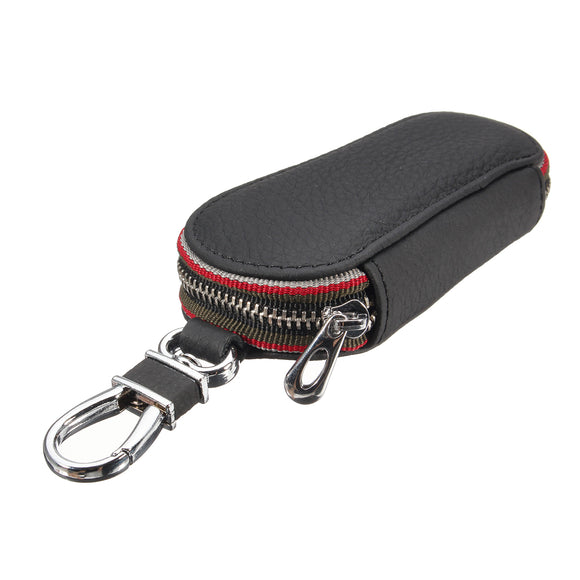 Universal PU Leather Car Smart Remote Control Key Holder Storage Bag Case Cover