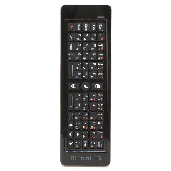 Rii i13 K13 2.4G Mini Russian Wireless Keyboard Fly Air IR Mouse For TV Box Mini Smart PC