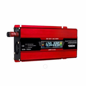 1000W LED Display 12V To 220V Solar Car Power PV Inverter