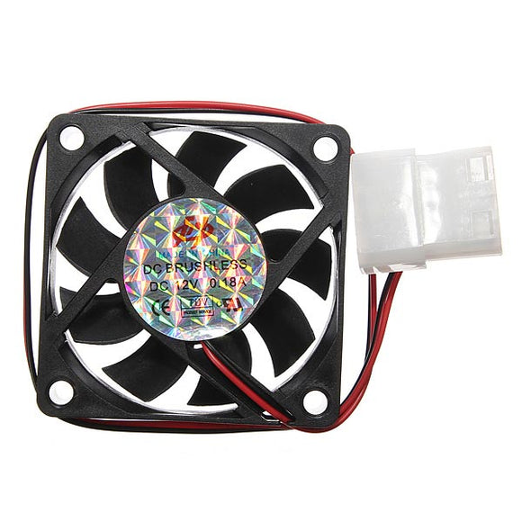 4 Pins 60x60x15mm 12V 0.18A Heat Sink CPU Cooling Fan PC Computer