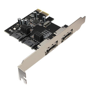 PCI-E PCI Express to 2 SATA 2 ESATA Adapter Card PCI-E Expansion Card