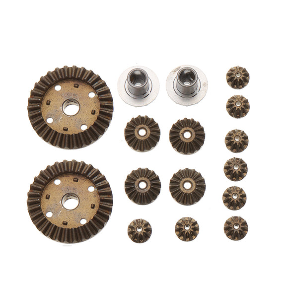 16PCS Upgraded Metal Gear for Wltoys 144001 12428 12423 124011 124301 RC Car Parts