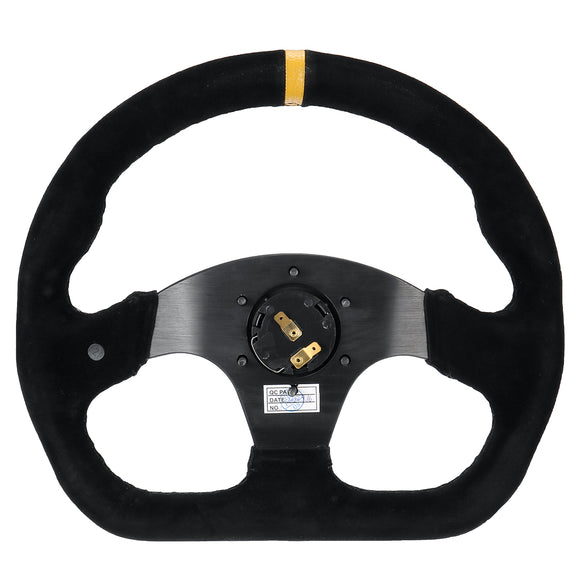 3*320mm Modified Racing 1 Flat Drift Steering Wheel / Suede Steering Wheel
