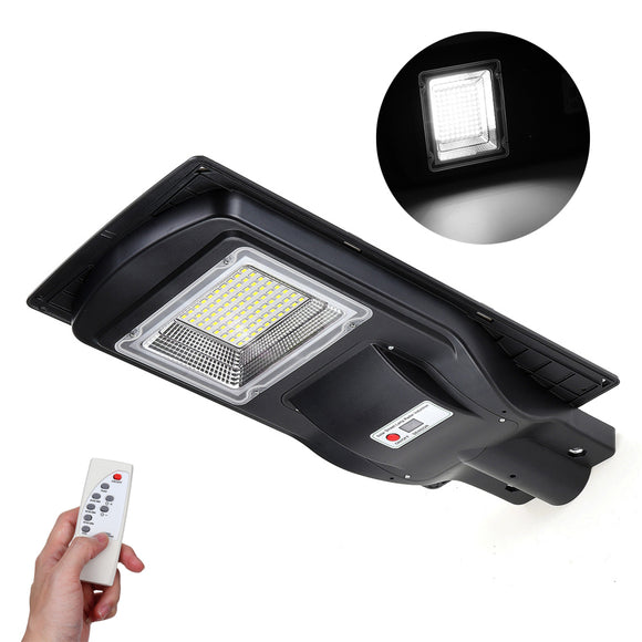 70W 80 SMD5730 LED Solar Street Light Radar Senser Outdoor Garden Wall Timer Lamp with Remote Controller