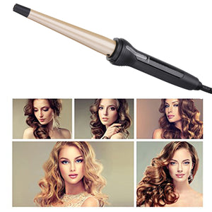 Rotating Electric Hair Salon Curler Tool Ceramic Curling Iron Wand Quick Heat Hair Styler