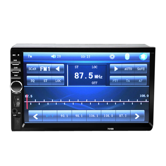 7018B Car Stereo 7 Inch HD bluetooth Touch Screen MP5 MP4 Display Short Version support Rear View