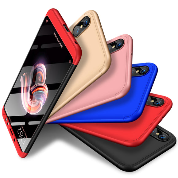 Bakeey 3 in 1 Double Dip 360 Full Protective Case For Xiaomi Redmi Note 5/ Xiaomi Redmi Note 5 Pro