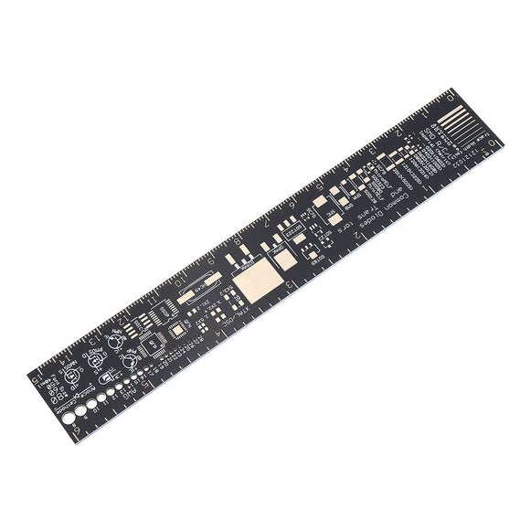 5pcs 15cm Multifunctional PCB Ruler Measuring Tool Resistor Capacitor Chip IC SMD Diode Transistor Package Electronic Stock