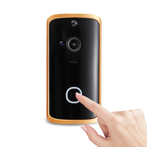 Wireless WiFi Video Doorbell 2-way Audio Low Consumption Home Security Camera Rainproof  Movement Detecting