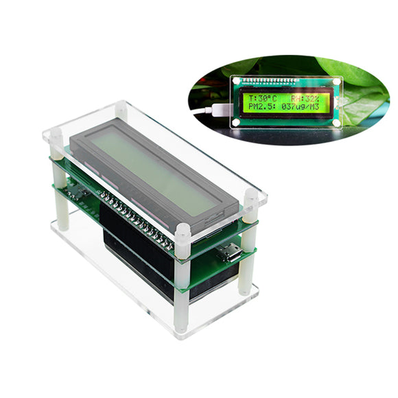 PM2.5 Detector Air Quality Monitoring TesterTemperature Humidity Moisture Meter