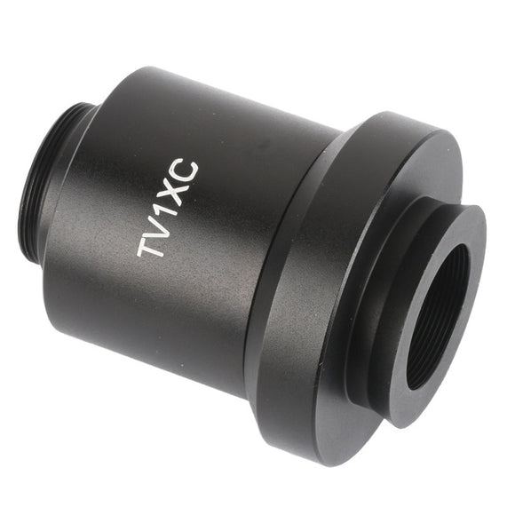 KOPPACE 1X C-Mount Trinocular Microscope Camera Adapter 34mm Microscope Mounting Interface 25mm Microscope Camera Interface