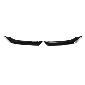 2 PCS Front Bumper Lip Wrap Angle Splitters Spoiler Wing Canard Diffuser Glossy Black Anti-Scratch For Honda Civic Sedan 2016-2018