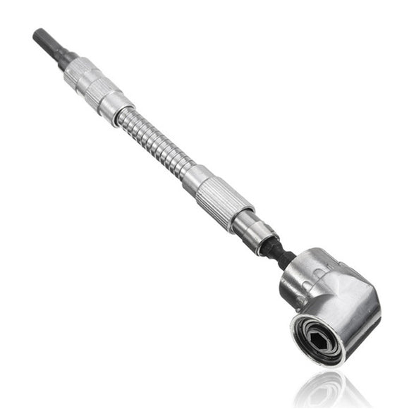 Drillpro 105 1/4 Inch Hex Shank Drill Bit Angle Driver With Flexible Screwdriver Extension Bit Holder
