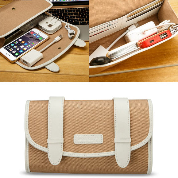 Jisoncase Digital Products Bag Power Bank Bag Organizer Phone Bag Mouse Cable Flash Disk Organizer