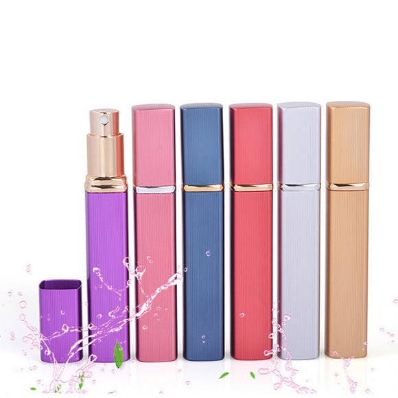 12ml Aluminum Portable Travel Perfume Atomizer Spray Refillable Bottles Cosmetic Container